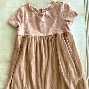 Sequin top with tule bottom dress, so cute!